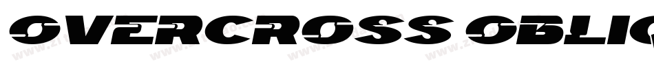 Overcross Oblique字体转换